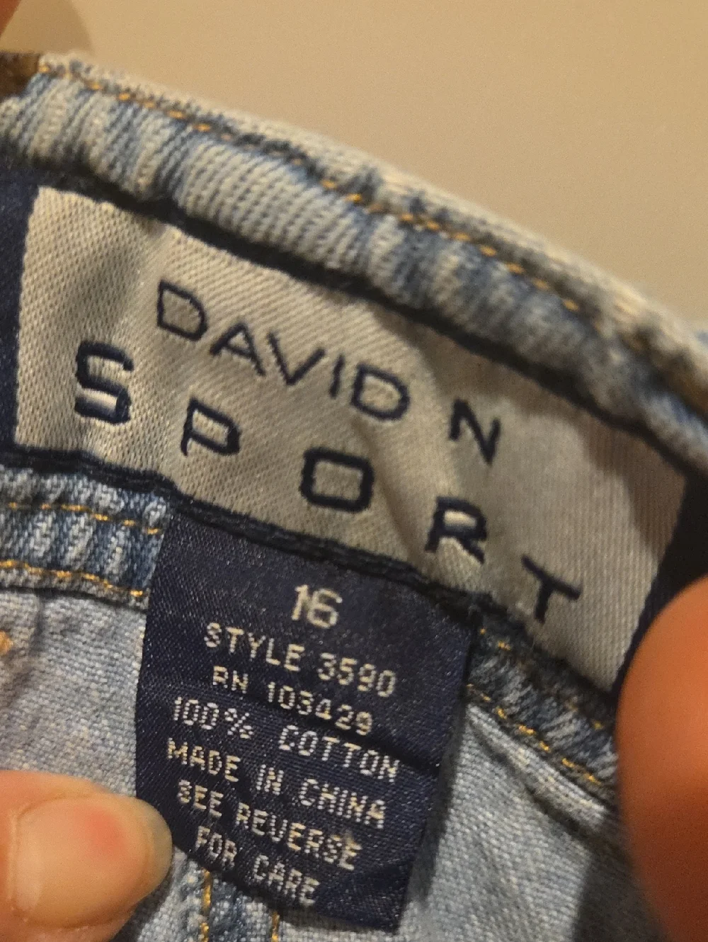 Light Blue Denim Shorts